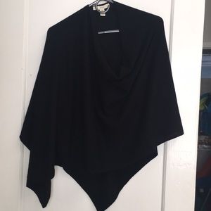 Cashmere poncho